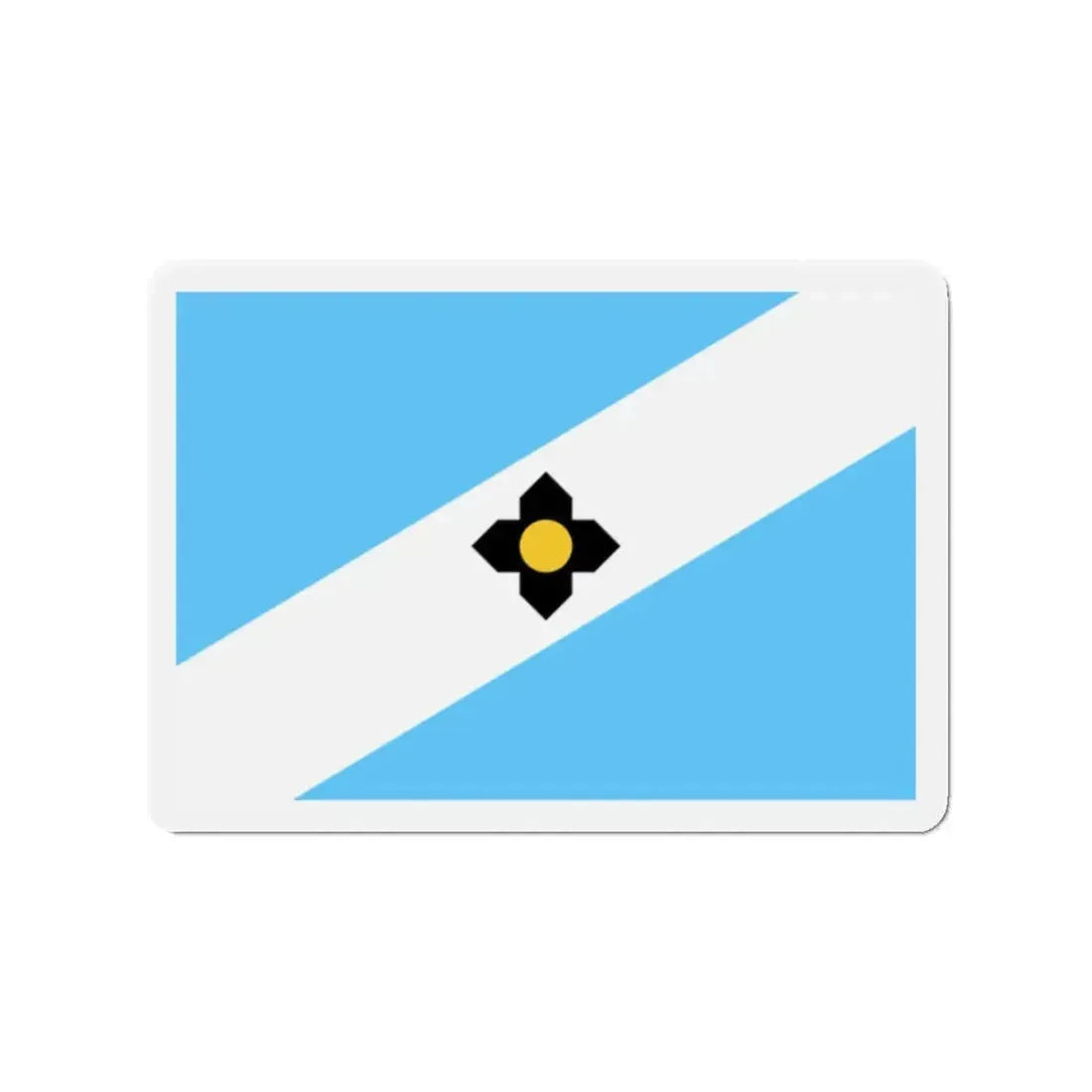 Flag of Madison Wisconsin - Refrigerator Magnet - The Sticker Space