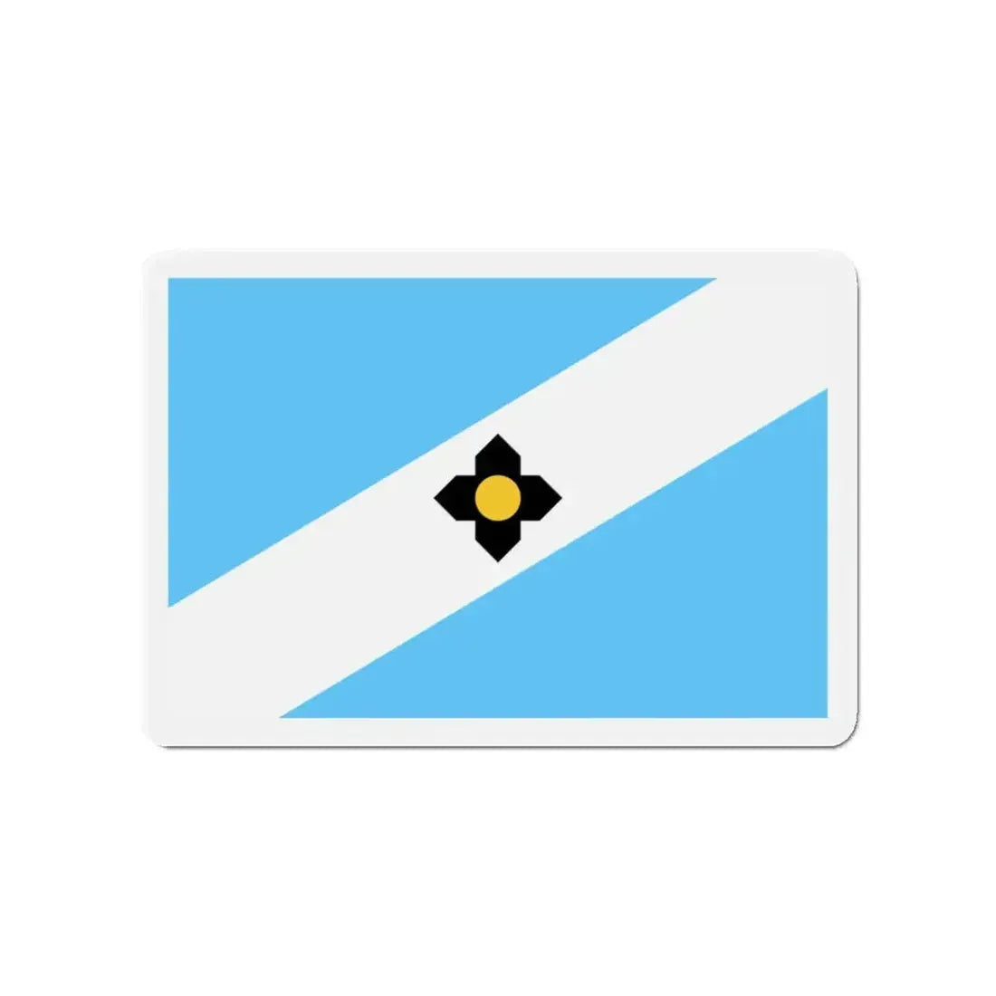 Flag of Madison Wisconsin - Refrigerator Magnet - The Sticker Space