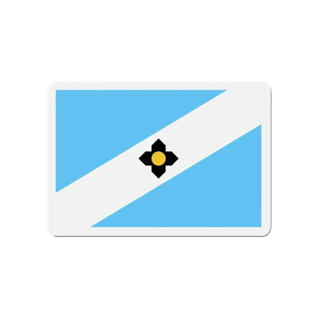 Flag of Madison Wisconsin - Refrigerator Magnet - The Sticker Space