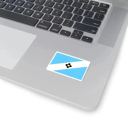 Flag of Madison, Wisconsin - STICKER Vinyl Kiss-Cut Decal - The Sticker Space