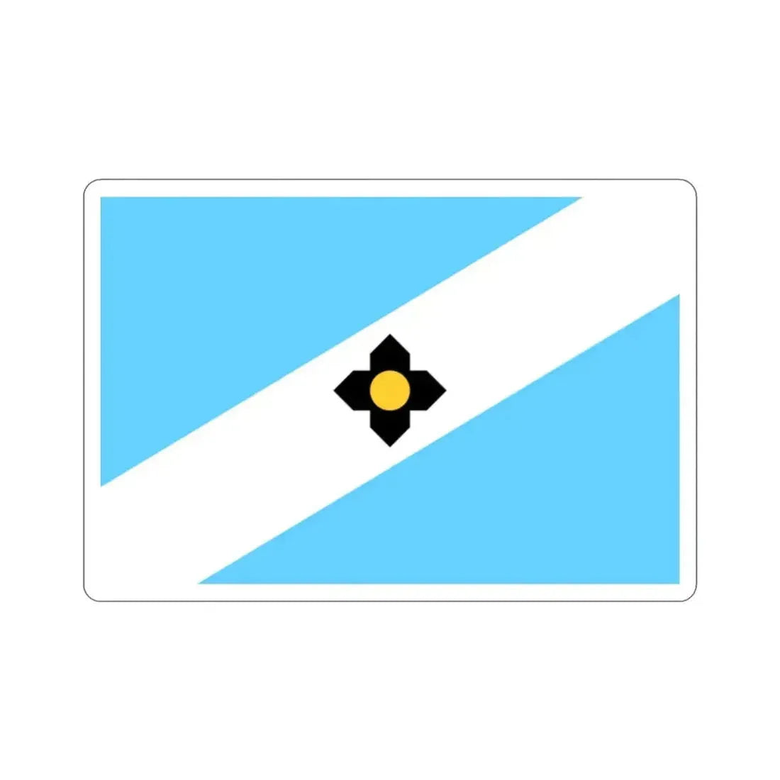 Flag of Madison Wisconsin USA STICKER Vinyl Die-Cut Decal 2 Inch - The Sticker Space