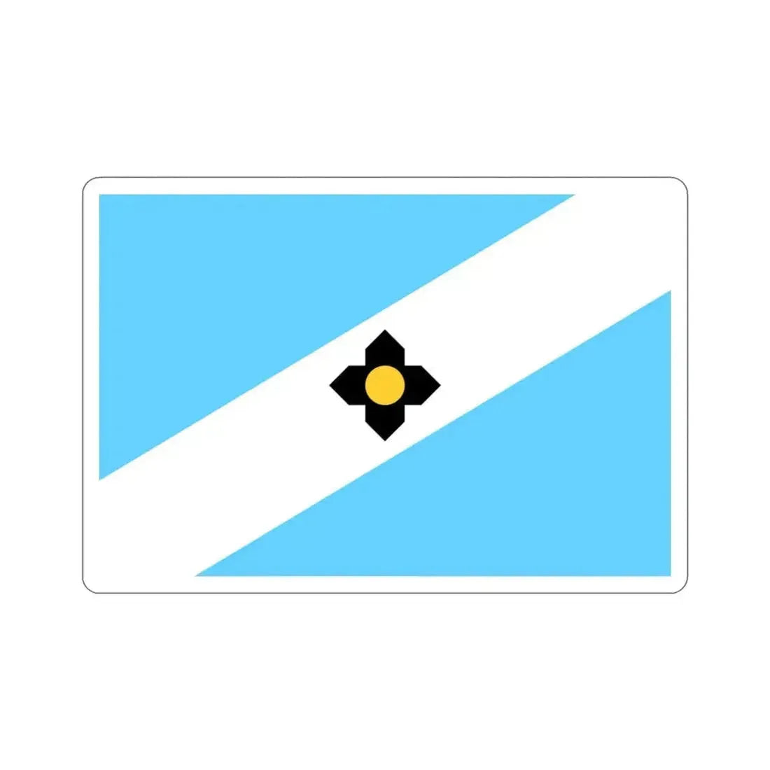 Flag of Madison Wisconsin USA STICKER Vinyl Die-Cut Decal 3 Inch - The Sticker Space