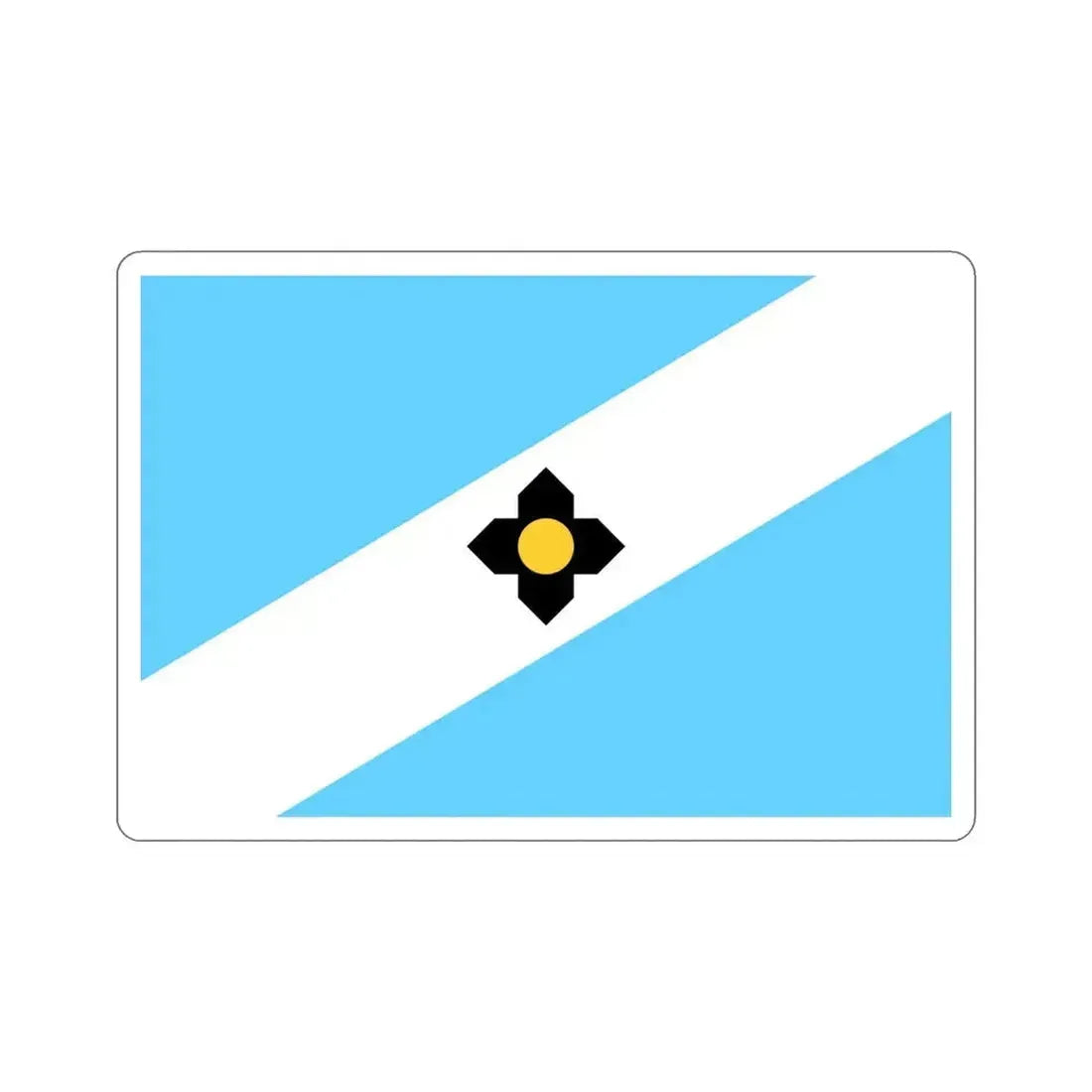 Flag of Madison Wisconsin USA STICKER Vinyl Die-Cut Decal 5 Inch - The Sticker Space