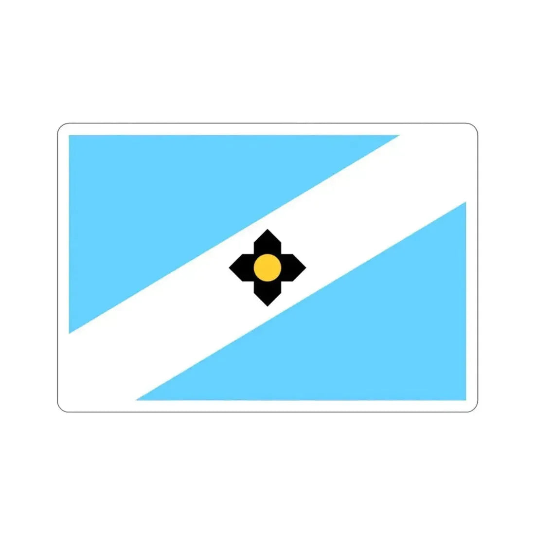 Flag of Madison Wisconsin USA STICKER Vinyl Die-Cut Decal - The Sticker Space