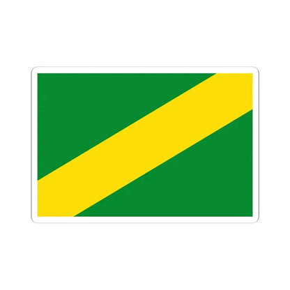 Flag of Madre de Dios Department (Peru) STICKER Vinyl Kiss-Cut Decal 6 Inch White - The Sticker Space