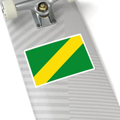 Flag of Madre de Dios Department (Peru) STICKER Vinyl Kiss-Cut Decal - The Sticker Space