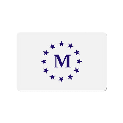 Flag of Madrid Iowa - Die-Cut Magnet-2" x 2"-The Sticker Space