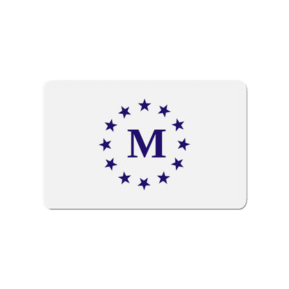 Flag of Madrid Iowa - Die-Cut Magnet-4" x 4"-The Sticker Space