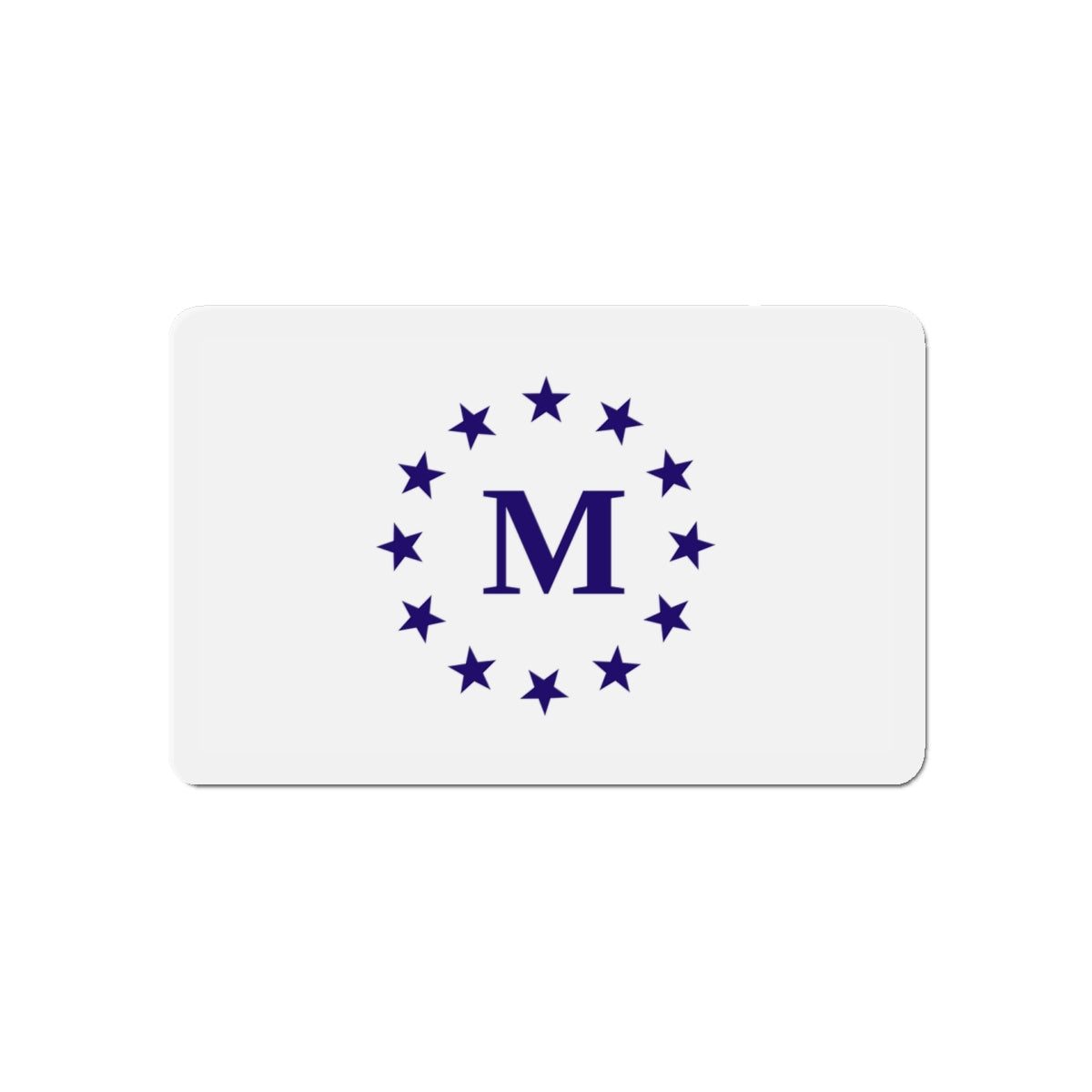 Flag of Madrid Iowa - Die-Cut Magnet-5" x 5"-The Sticker Space