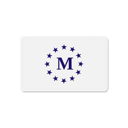 Flag of Madrid Iowa - Refrigerator Magnet 6 Inch - The Sticker Space