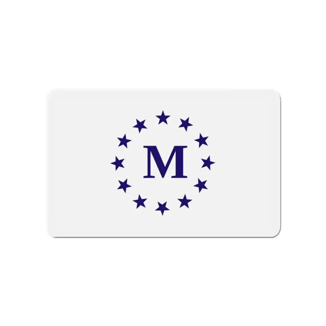 Flag of Madrid Iowa - Refrigerator Magnet - The Sticker Space