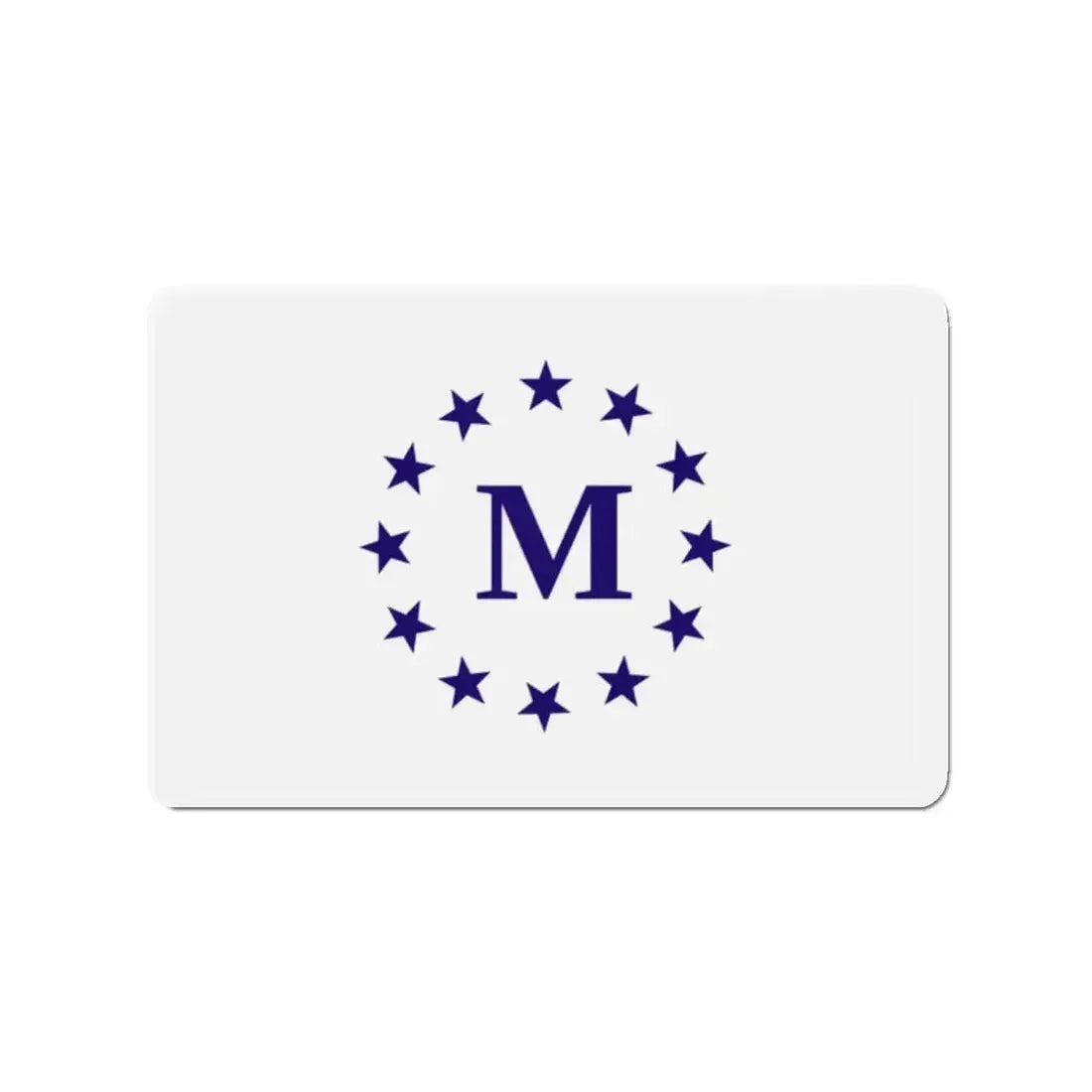 Flag of Madrid Iowa - Refrigerator Magnet - The Sticker Space
