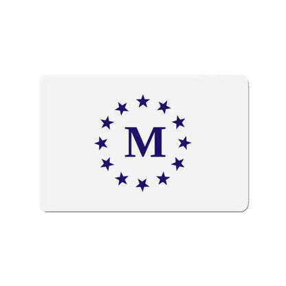 Flag of Madrid Iowa - Refrigerator Magnet - The Sticker Space