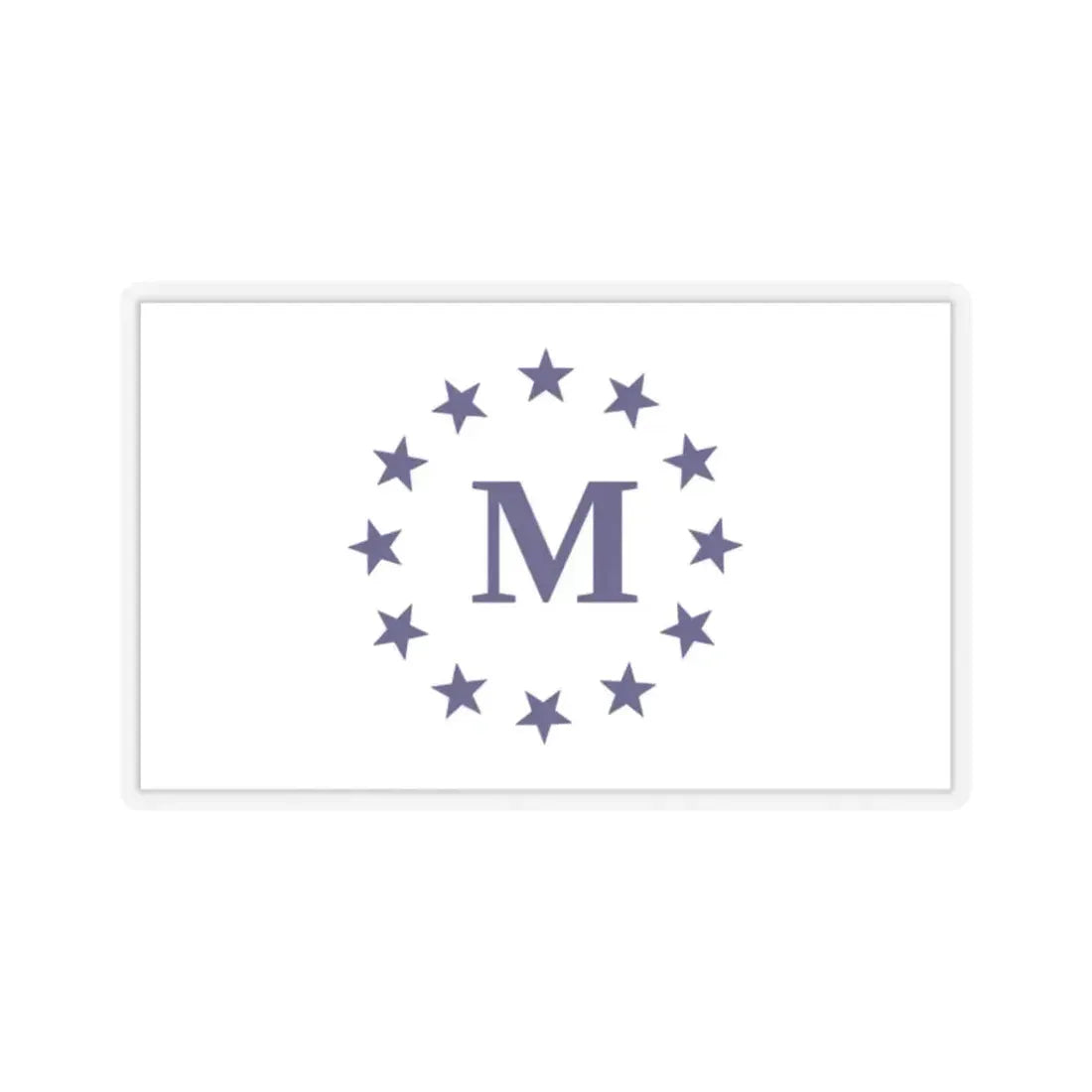 Flag of Madrid, Iowa - STICKER Vinyl Kiss-Cut Decal 2 Inch Transparent - The Sticker Space