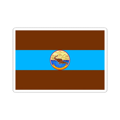 Flag of Mae Hong Son Province Thailand - STICKER Vinyl Kiss-Cut Decal 3 Inch White - The Sticker Space