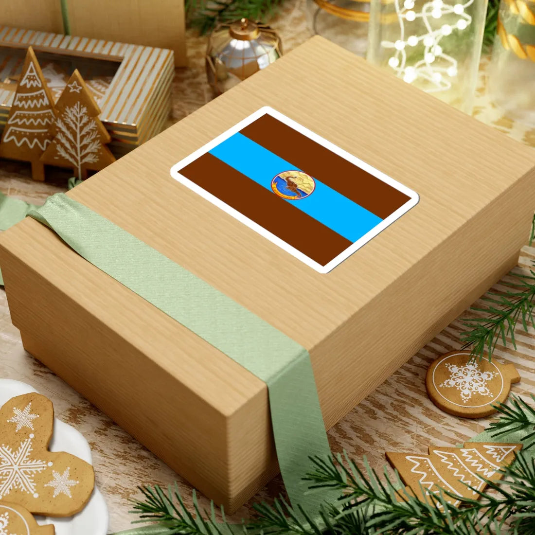 Flag of Mae Hong Son Province Thailand - STICKER Vinyl Kiss-Cut Decal - The Sticker Space