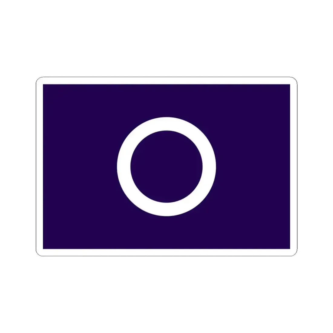 Flag of Maebashi Gunma Japan - STICKER Vinyl Kiss-Cut Decal 4 Inch White - The Sticker Space