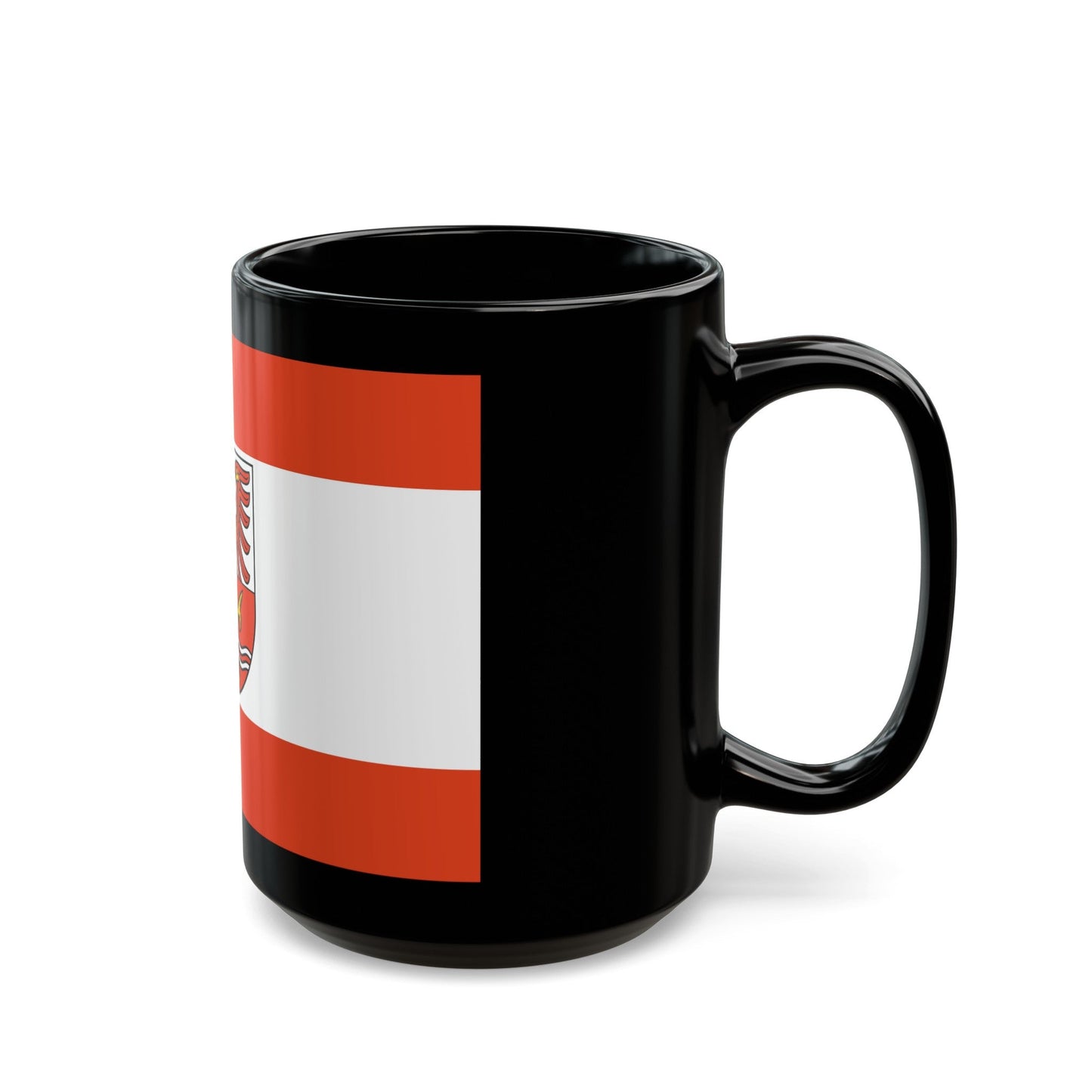 Flag of Maerkisch Oderland Germany - Black Coffee Mug-The Sticker Space