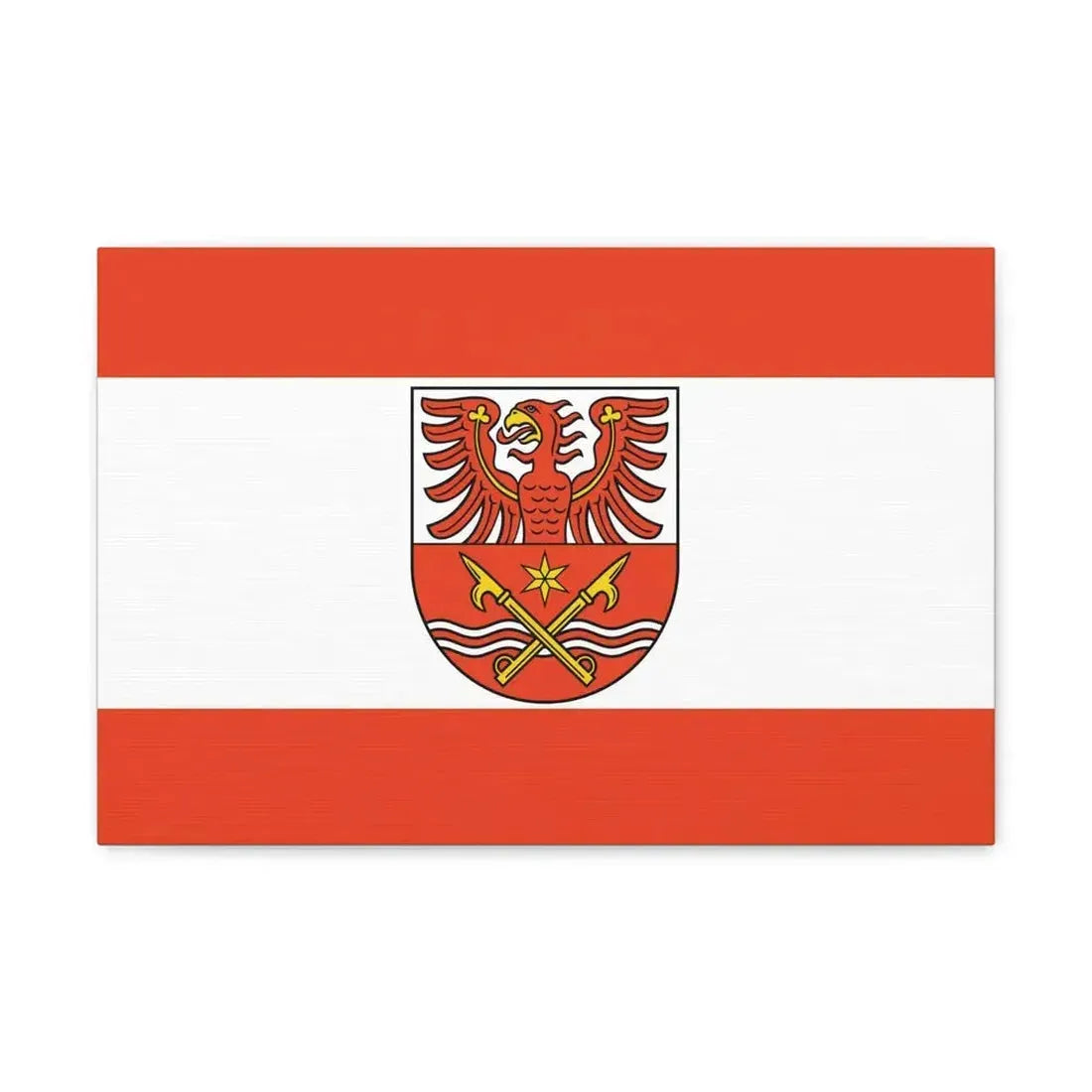 Flag of Maerkisch Oderland Germany - Canvas Wall Art 18″ x 12″ 1.25" - The Sticker Space