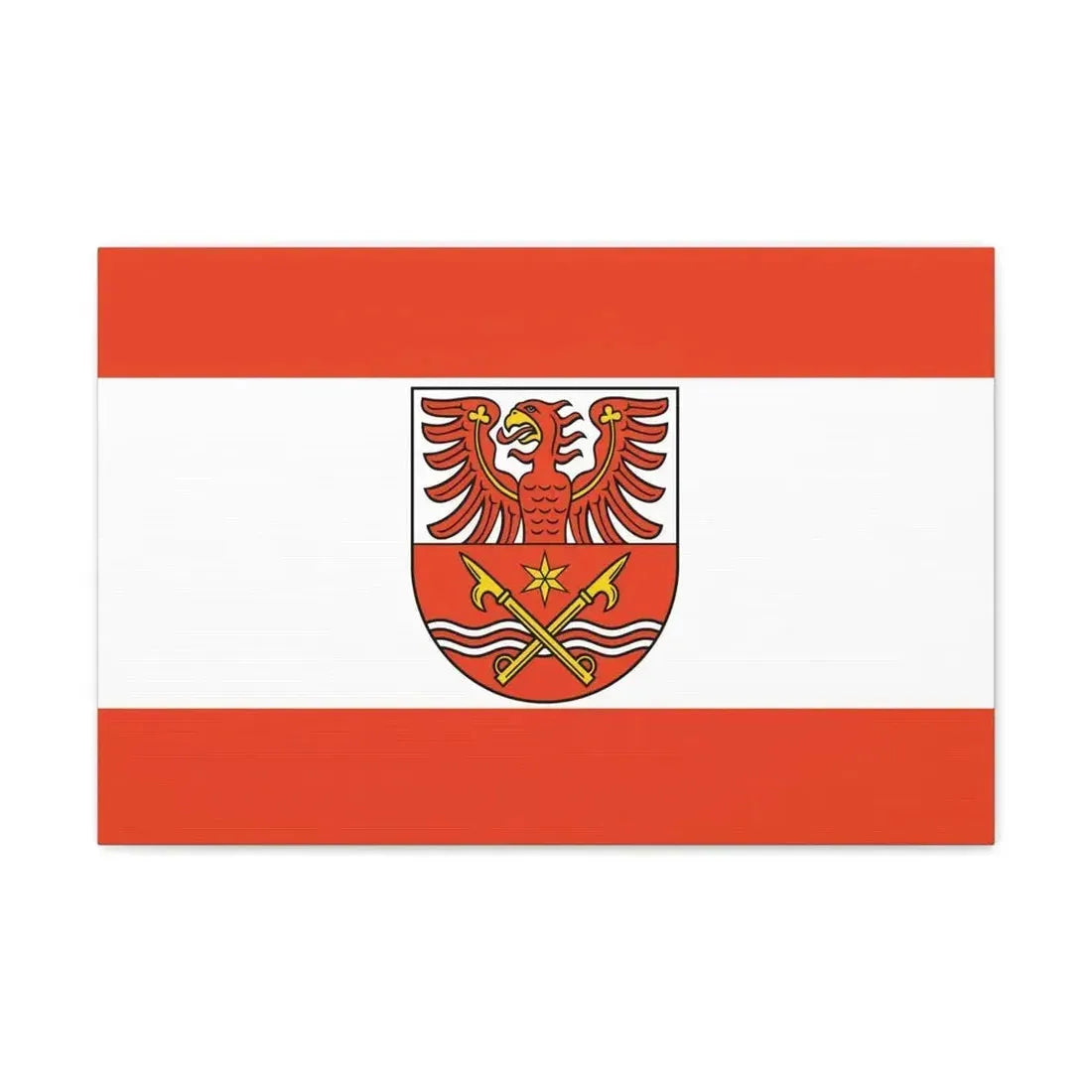 Flag of Maerkisch Oderland Germany - Canvas Wall Art 24″ x 16″ 1.25" - The Sticker Space
