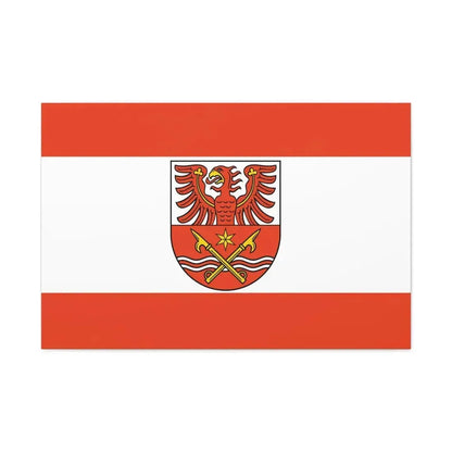 Flag of Maerkisch Oderland Germany - Canvas Wall Art 36" x 24" 1.25" - The Sticker Space