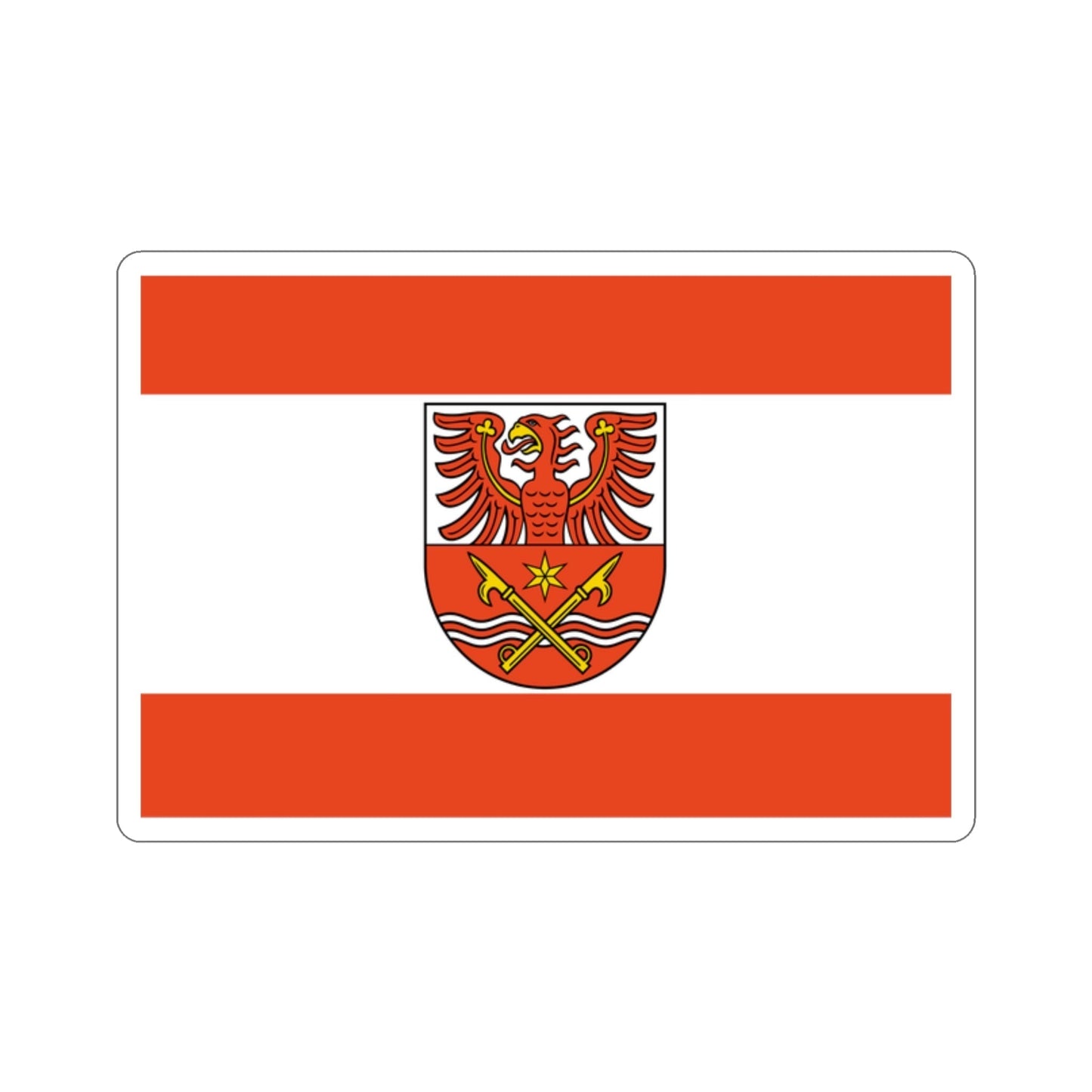 Flag of Maerkisch Oderland Germany STICKER Vinyl Die-Cut Decal-2 Inch-The Sticker Space