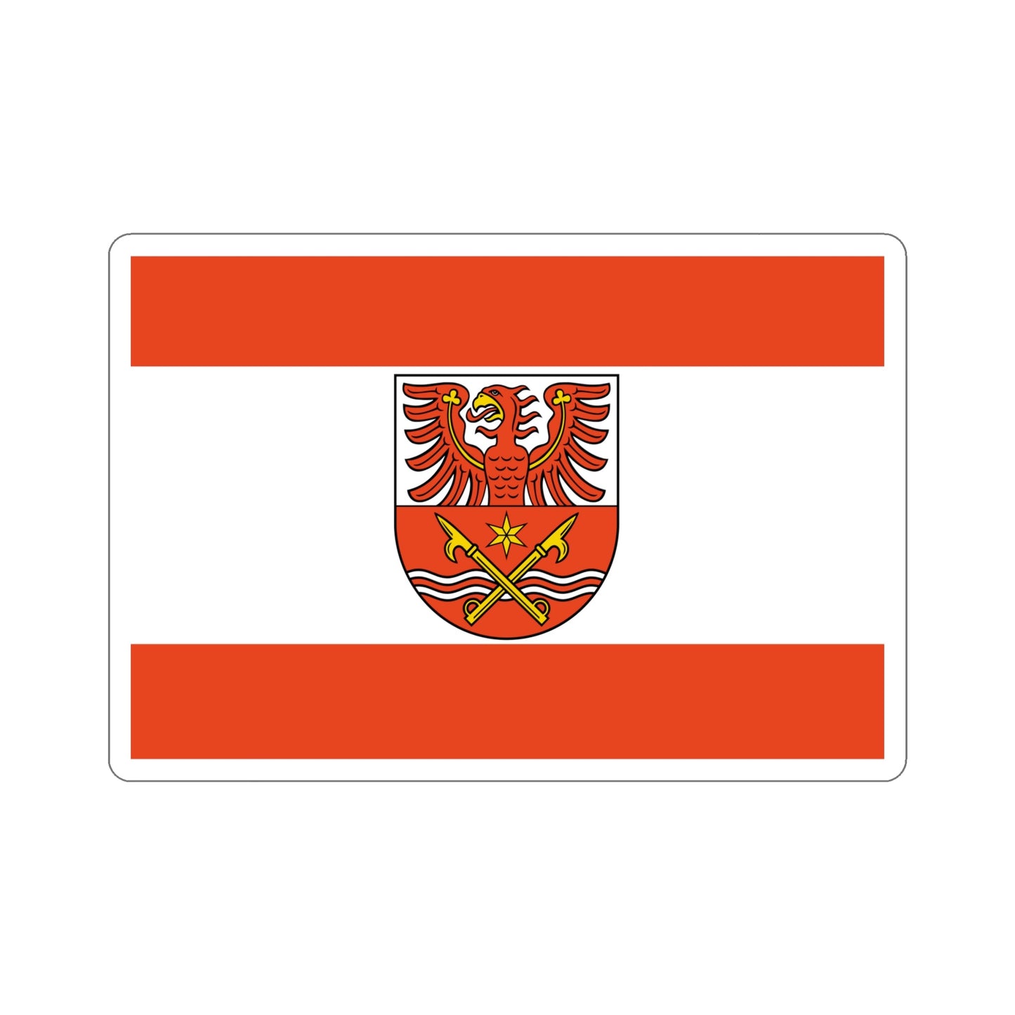 Flag of Maerkisch Oderland Germany STICKER Vinyl Die-Cut Decal-6 Inch-The Sticker Space