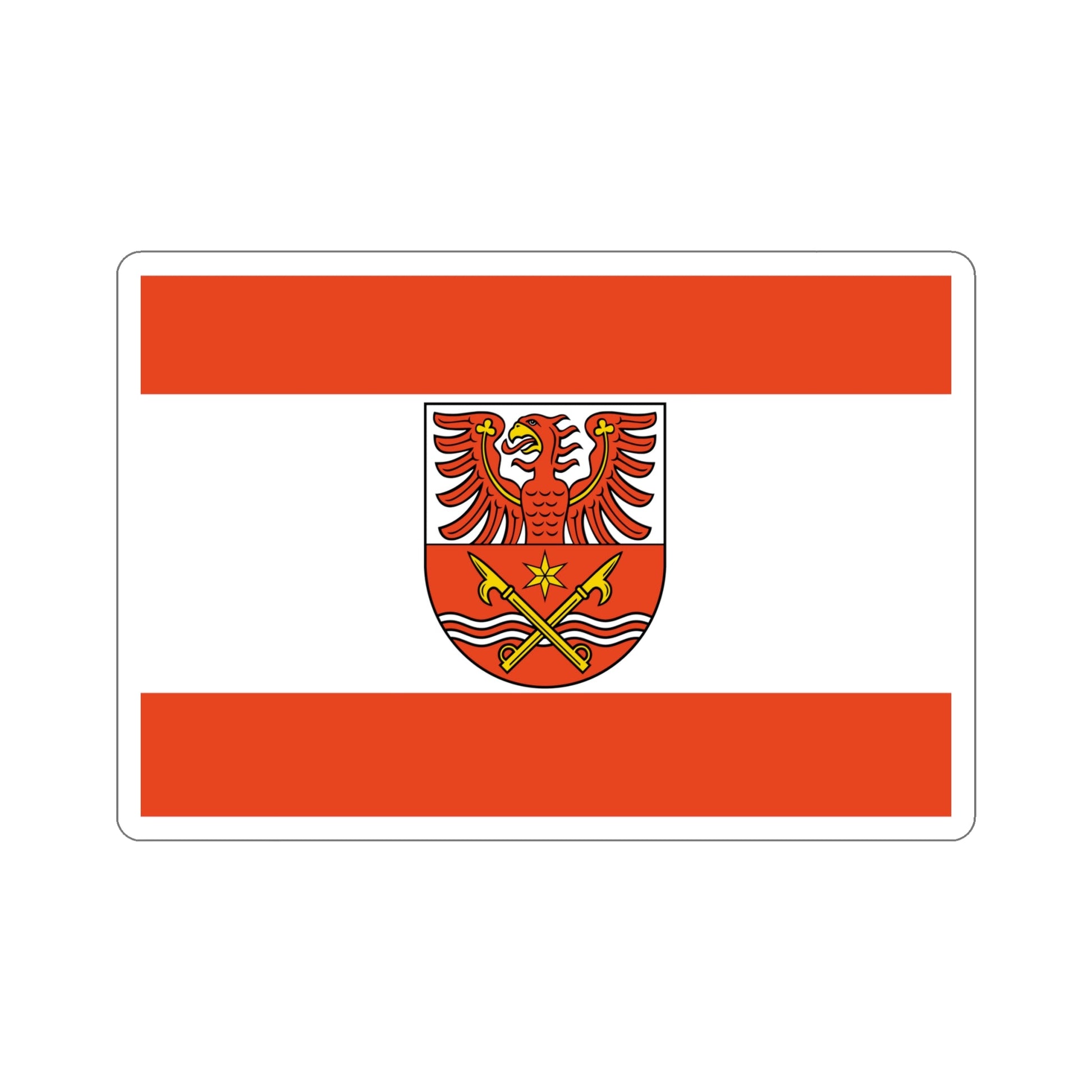 Flag of Maerkisch Oderland Germany STICKER Vinyl Die-Cut Decal-6 Inch-The Sticker Space