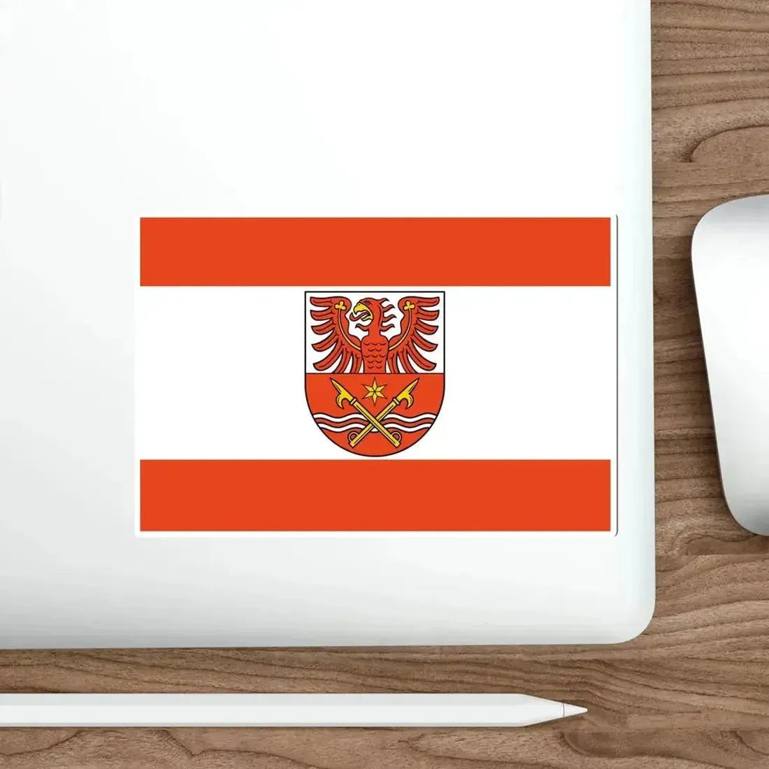 Flag of Maerkisch Oderland Germany STICKER Vinyl Die-Cut Decal - The Sticker Space