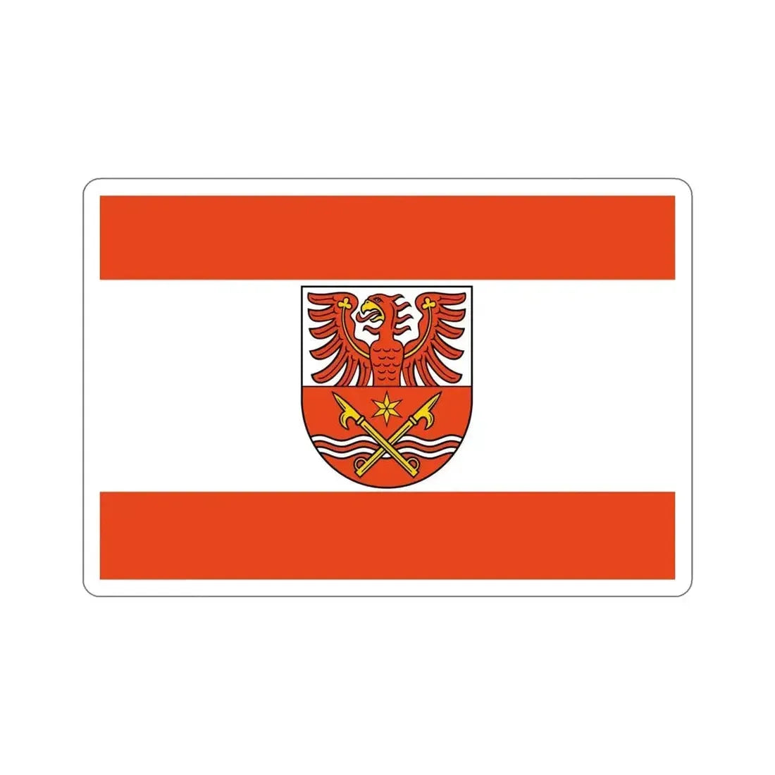 Flag of Maerkisch Oderland Germany STICKER Vinyl Die-Cut Decal - The Sticker Space