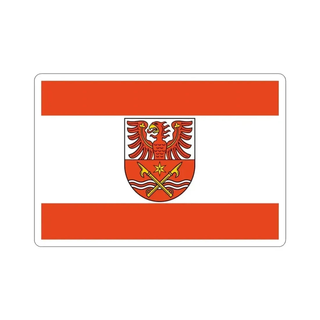 Flag of Maerkisch Oderland Germany STICKER Vinyl Die-Cut Decal - The Sticker Space