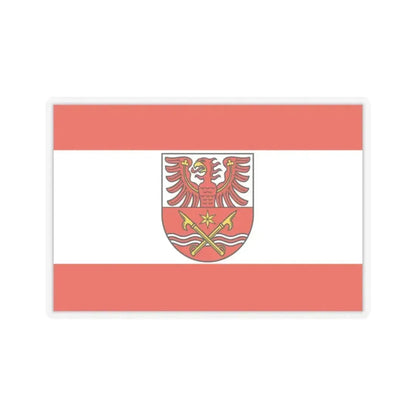 Flag of Maerkisch Oderland Germany - STICKER Vinyl Kiss-Cut Decal 2 Inch Transparent - The Sticker Space