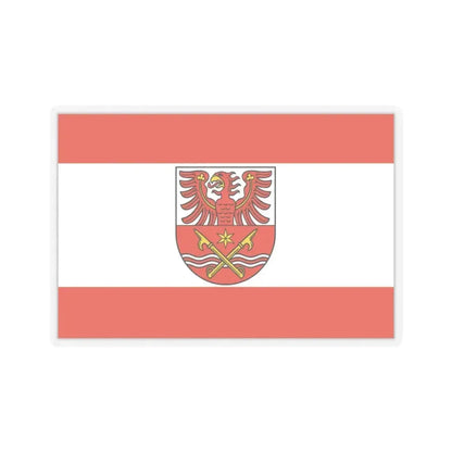 Flag of Maerkisch Oderland Germany - STICKER Vinyl Kiss-Cut Decal 3 Inch Transparent - The Sticker Space
