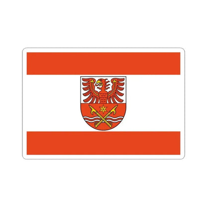 Flag of Maerkisch Oderland Germany - STICKER Vinyl Kiss-Cut Decal 3 Inch White - The Sticker Space