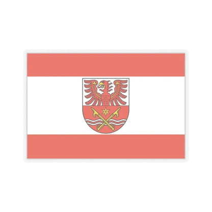 Flag of Maerkisch Oderland Germany - STICKER Vinyl Kiss-Cut Decal 6 Inch Transparent - The Sticker Space