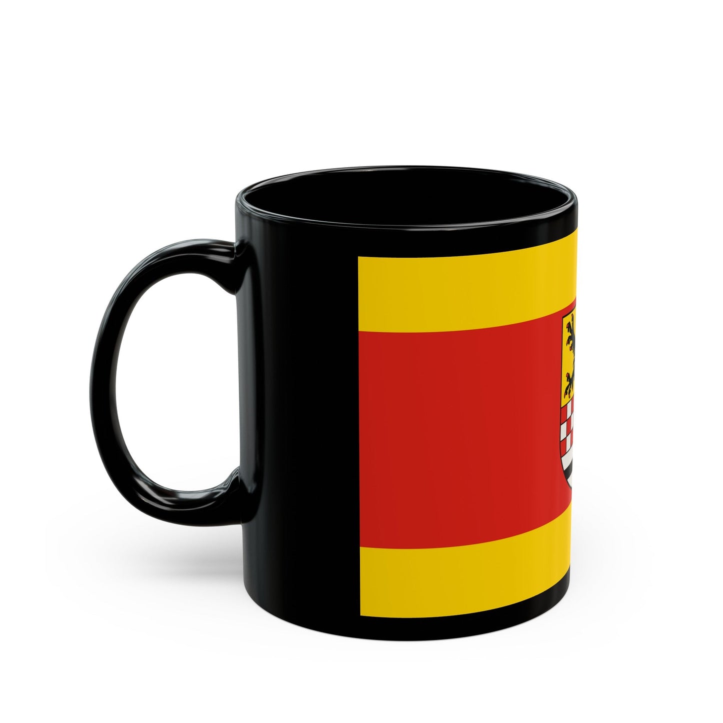 Flag of Maerkischer Germany - Black Coffee Mug-The Sticker Space