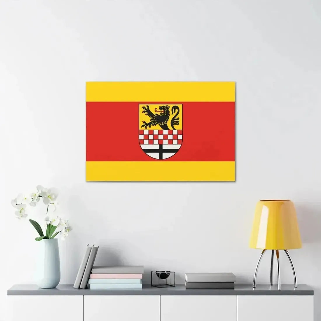 Flag of Maerkischer Germany - Canvas Wall Art - The Sticker Space