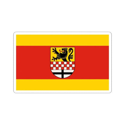 Flag of Maerkischer Germany - STICKER Vinyl Kiss-Cut Decal 3 Inch White - The Sticker Space