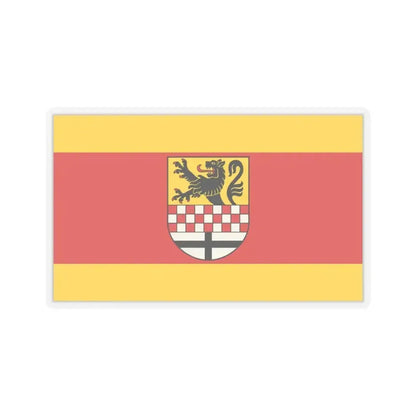 Flag of Maerkischer Germany - STICKER Vinyl Kiss-Cut Decal 4 Inch Transparent - The Sticker Space