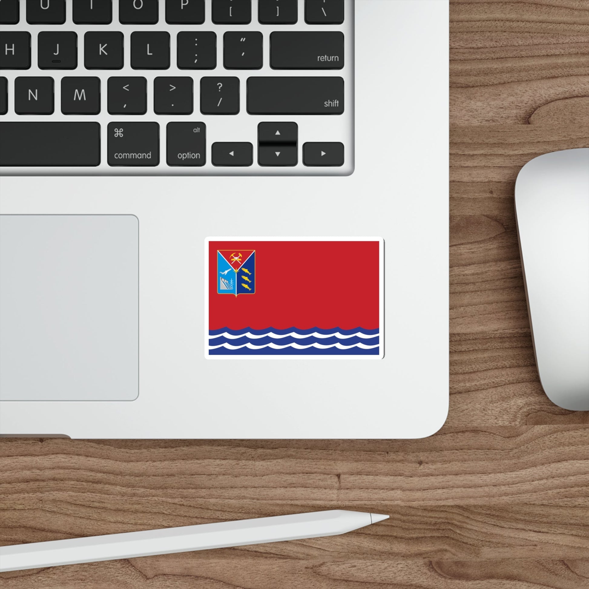 Flag of Magadan Oblast Russia STICKER Vinyl Die-Cut Decal-The Sticker Space