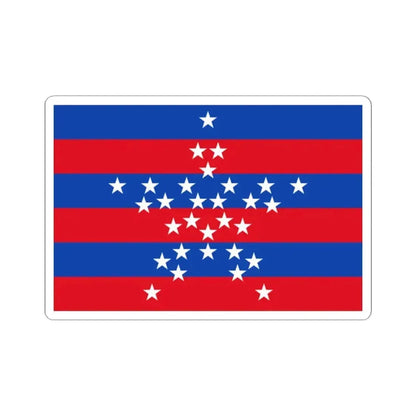 Flag of Magdalena (Colombia) STICKER Vinyl Kiss-Cut Decal 2 Inch White - The Sticker Space