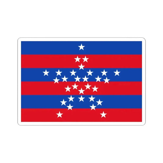 Flag of Magdalena (Colombia) STICKER Vinyl Kiss-Cut Decal 2 Inch White - The Sticker Space