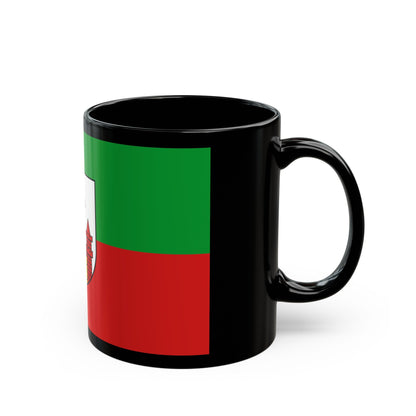 Flag of Magdeburg Germany - Black Coffee Mug-The Sticker Space