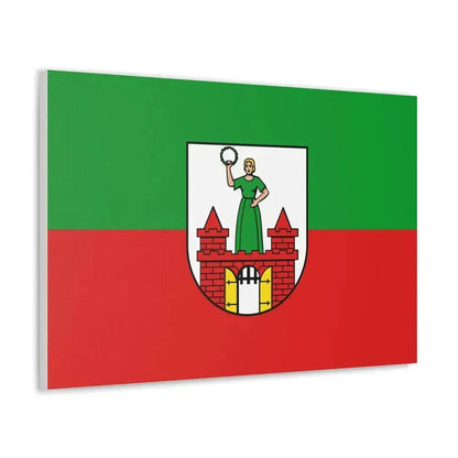 Flag of Magdeburg Germany - Canvas Wall Art - The Sticker Space