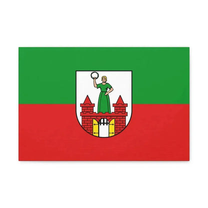 Flag of Magdeburg Germany - Canvas Wall Art - The Sticker Space