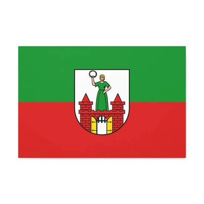 Flag of Magdeburg Germany - Canvas Wall Art - The Sticker Space