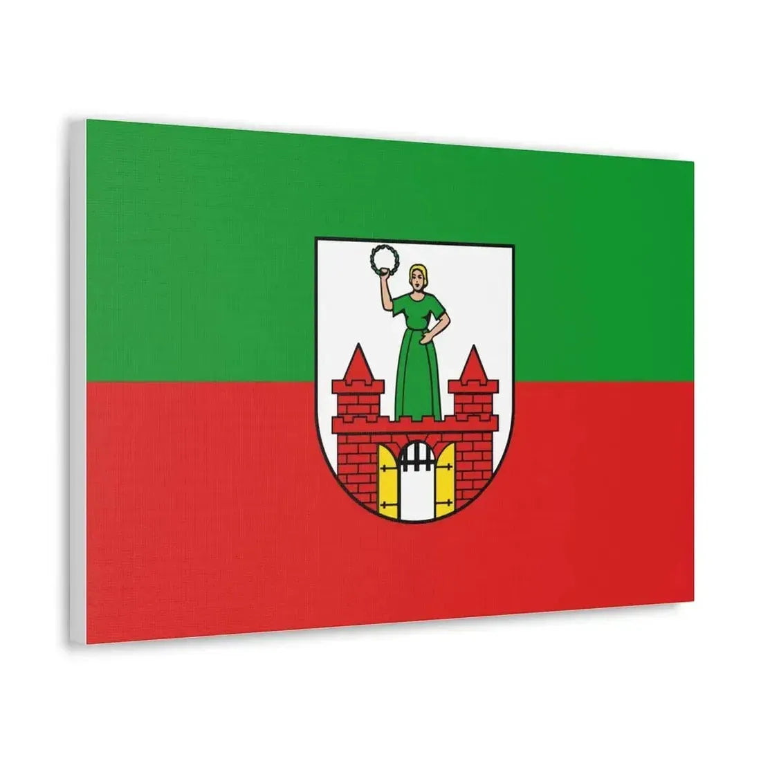 Flag of Magdeburg Germany - Canvas Wall Art - The Sticker Space