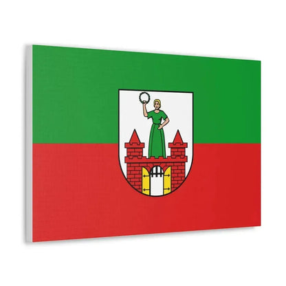 Flag of Magdeburg Germany - Canvas Wall Art - The Sticker Space