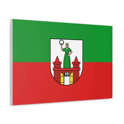 Flag of Magdeburg Germany - Canvas Wall Art - The Sticker Space