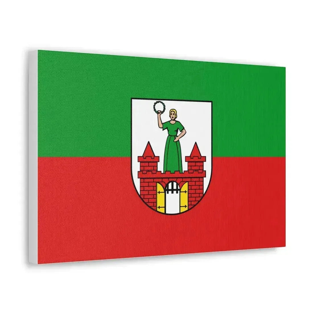 Flag of Magdeburg Germany - Canvas Wall Art - The Sticker Space